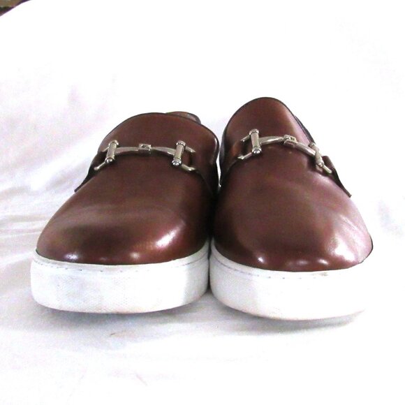 Marc Nolan Brown Boardwalk Shoes Horsebit Loafers Size 15 Casual Leather main image 8